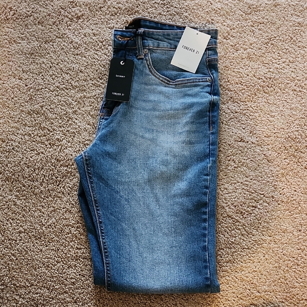 Forever 21 Mens Blue Denim Jeans